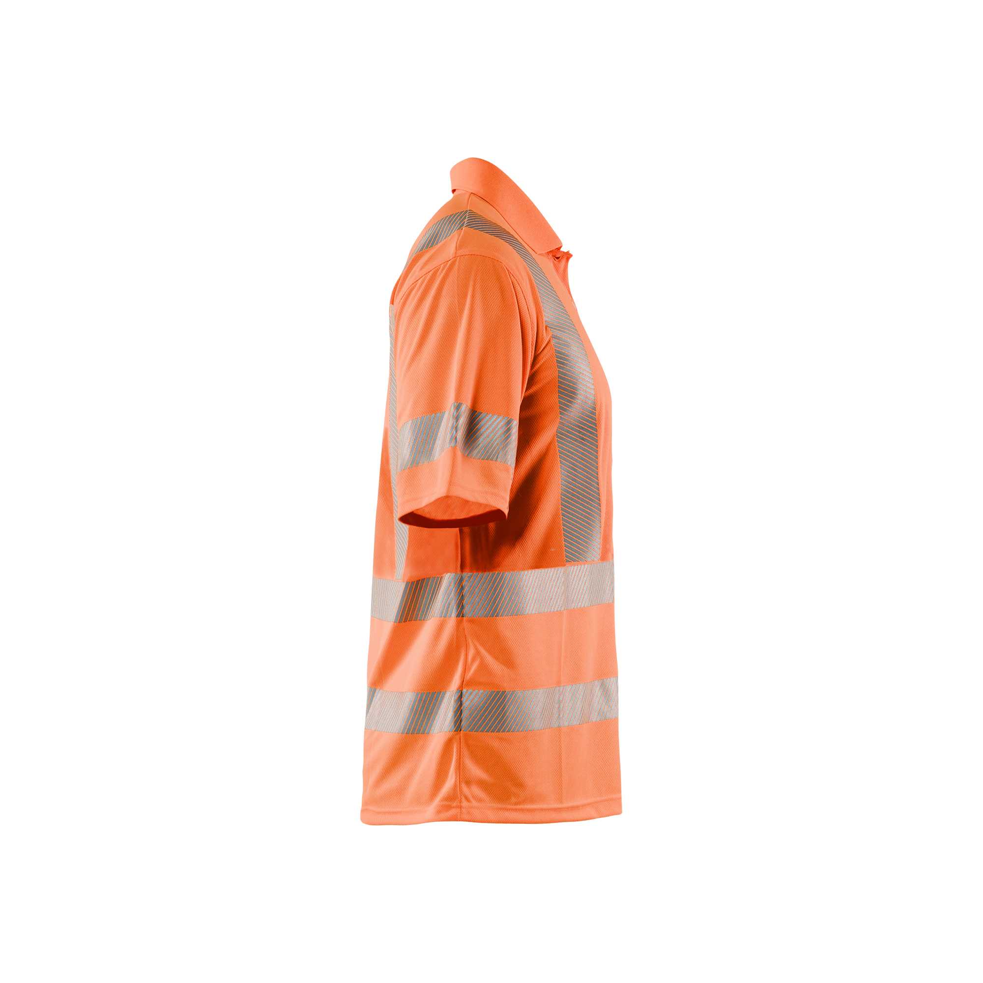 BLAKLADER 34281013 UV PROTECTED HI VIS POLO SHIRT Hi Vis Reflective Short Sleeve Work Polo MEN - 100% Polyester
